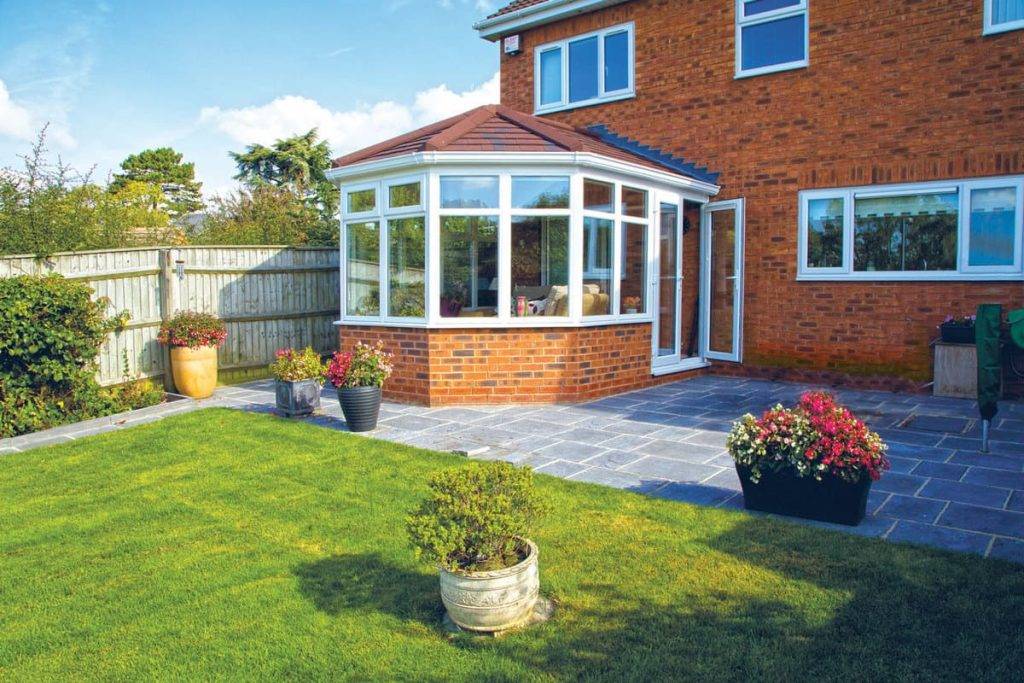 guardian roof on conservatory with no table